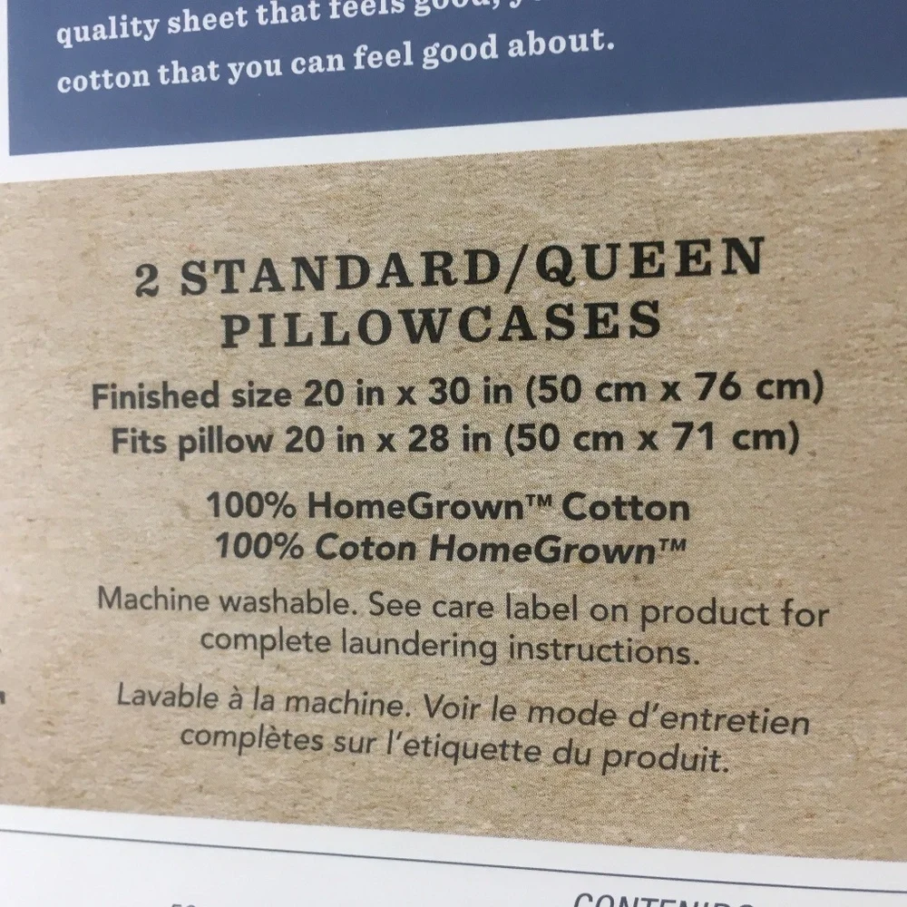 TAN DIAMOND DOT Heartland 400 TC 100% Cotton Sateen STANDARD QUEEN Pillowcases